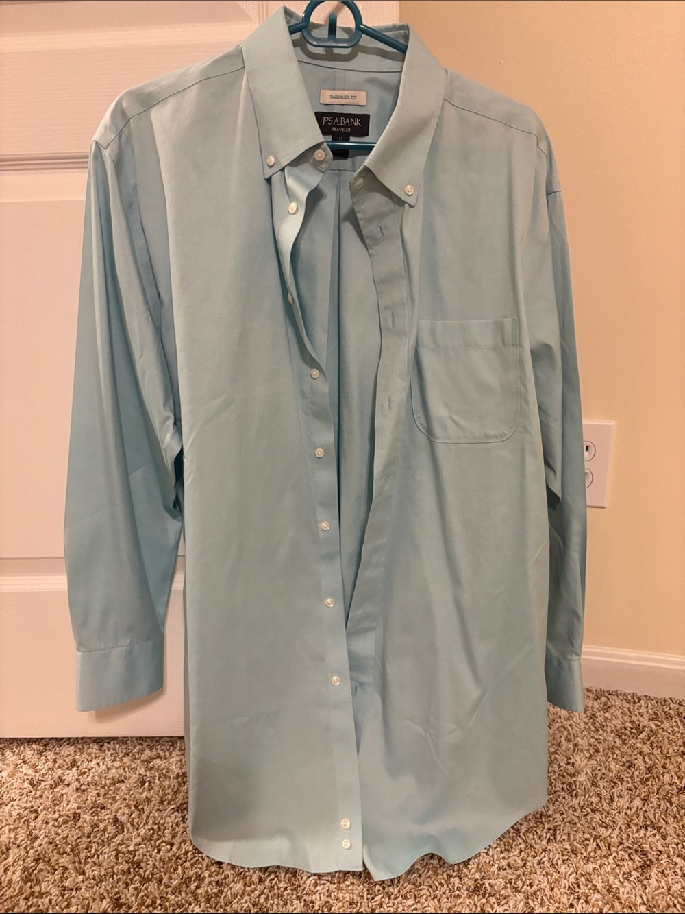 Jos. A. Bank Men's Pale Blue Button-Down Shirt